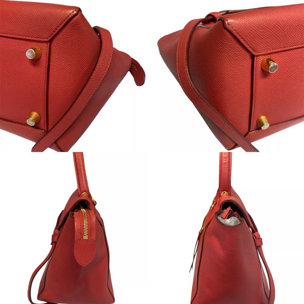 💎✨BEAUTIFUL✨💎Authentic Celine Belt Bag Medium Red Leather - Picture 6 of 7